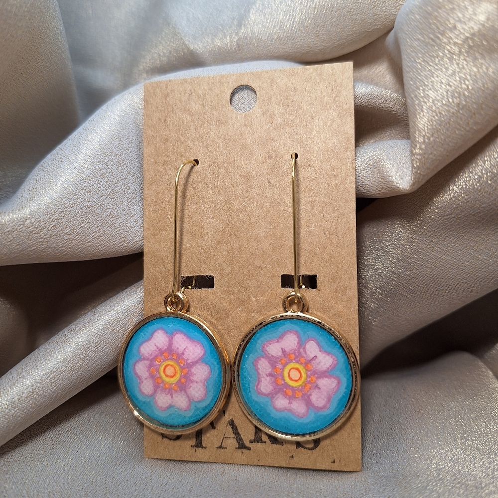 Hand painted earrings